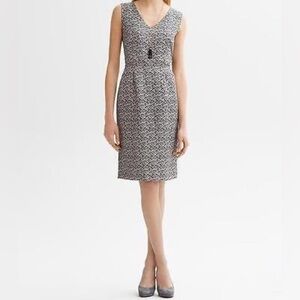 Banana Republic Serena Floral Printed Sleeveless V-Neck Sheath Dress NEW